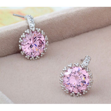 Crystal Jewelry Gold Plated Earrings